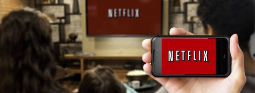 You can control Netflix with your smartphone.